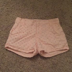 Pink Patterned Shorts